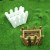 16 30cm rectangular square wooden fence flower arrangement wood flower simulation flower groove long fence set flower