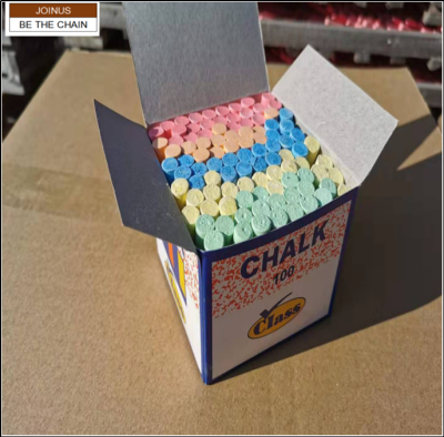 stationerySTOCK  COLOR CHALK 7.4x1.1x0.9 100PC SProfessional Non Toxic School Water Soluble Dustless color AF-1815-3