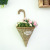 The New rural creative umbrella wicker wall hanging decorative basket home shop three - dimensional wall decoration