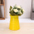 Color resin small waist round mouth plastic vase simulation flower flower home decoration desktop decoration