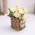 Creative hand-woven culent plant flowerpot flower box wicker flowerpot home decoration