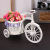 Small tricycle flower basket flowerpot creative display simulation plastic cane float wedding gift photography props