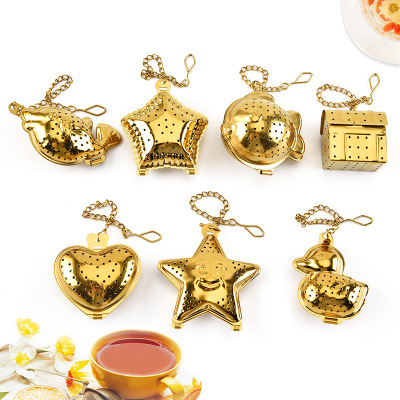 Factory Direct Sales Does Not Stainless Steel Tea Strainers Tea Making Device Tea Set Office Tea Compartment Tea Filter Support Customization