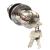 Zinc alloy pumpkin shape electroplated ball lock indoor bedroom door lock drum toilet ball lock universal wood door lock