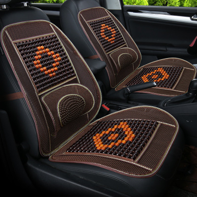 Automobile seat Summer general seat Cushion Breathable cool cushion wooden Bead back cushion wholesale