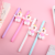 Korean creative silicone angel bear neutral pen cute cartoon bear angel students quick dry pen black batch