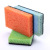 Factory Direct Sales Extra Thick Three Pieces Color Scouring Pad Kitchen Magic Decontamination Oil-Free Lint-Free Cloth Wholesale