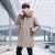 Winter wear new thickened hooded trim down jacket male Korean youth fashion coat hair 1780