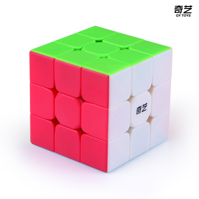 [qiyi warriors S third order rubik's cube dazzling six colors] smooth beginners color rubik 'S cube educational toys wholesale