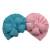 New stylish express bowknot monochrome children 's hat headwear soft headscarf newborn stretch thermal hat