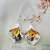 Rongyu 2019 Fashion Creative Orchid Bud Earrings Cross-Border Hot 925 Silver Plated Petals Leaf Earrings