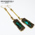 New Wish Amazon Earrings Long Inlaid Jewel Earrings Vintage Bronze Earrings Europe and America Cross Border Hot Sale