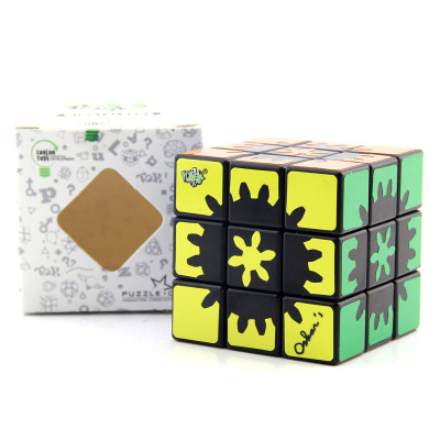 Blue inside the third order rubik's cube gear black limited turn 3 order special-shaped educational creative toys wholesale a generation