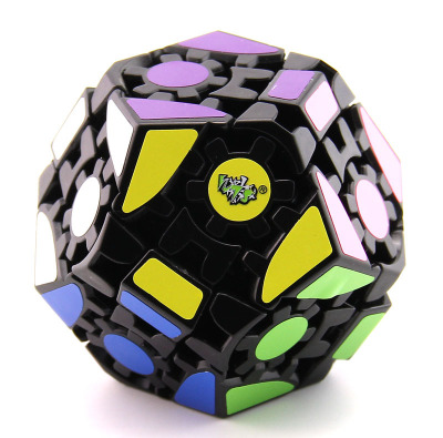 Blue and Blue gear five rubik's cube black dodecahedron five rubik's cube shaped rubik's cube children's educational toys wholesale