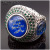 Rongyu Wish Hot Sale Plated 925 Vintage Thai Silver Arabic Ring Saudi Star Lucky Stone Exaggerated Ring