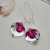 Rongyu 2019 Fashion Creative Orchid Bud Earrings Cross-Border Hot 925 Silver Plated Petals Leaf Earrings