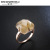 2019 European and American New Natural Topaz Ring Creative Luxury High-End Jewelry High-End Fashion Ring