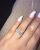 Rongyu wish hot style creative meteor micro set full diamond ring female American personality 3 rings around the fashion ring