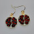 Rongyu EBay New Pomegranate Gold Earrings European and American Trendy Women Ear Rings Wish Amazon Hot Sale Wholesale