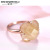 2019 European and American New Natural Topaz Ring Creative Luxury High-End Jewelry High-End Fashion Ring