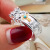 Rongyu Cross-Border Hot Plated 925 Silver Cross Two-Color Love Ring European and American Fashion High-End Wedding Diamond Ring