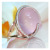 Rong Yu EBay New Hot Selling Pink Crystal Moonstone Diamond Ring European and American Creative 14K Rose Gold Ring