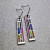 Rongyu Wish Hot Sale Plated 925 Vintage Thai Silver Opal Earrings European and American Handmade Creative Colorful Patchwork Earrings