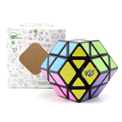 Blue twelve axis twelve rhizoid rubik's cube helicopter third order 12 rhizoid puzzle toy rubik's cube wholesale