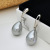 Rongyu 2019 New Fashion Korean-Style Colored Pearl Earrings Plated with Platinum Highlight Colored Artificial Pearl Ear Clip