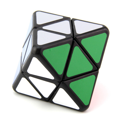 Blue four-axis octahedral rubik's cube black four-axis variant special-shaped creative competition special rubik's cube toy for students