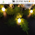 Opal ball halliye Christmas leaf lamp string lamp 20LED outdoor waterproof 8 function with timing battery lamp