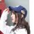 Spring and summer European and American style elastic size cap male and female leisure fully closed baseball cap imported embroidery