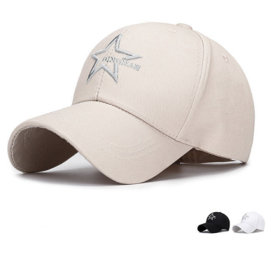 Spring and autumn new trend cotton awning baseball hat casual three-dimensional embroidery sun hat for men and women