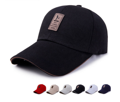 Spring simple extension eaves baseball hat men sun hat casual sun hat summer golf hat