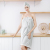 [Nalan Duoduo] White Corduroy Tube Top Bath Skirt Pineapple Plaid Large Bath Towel Soft Absorbent Hair Drying Cap Suit