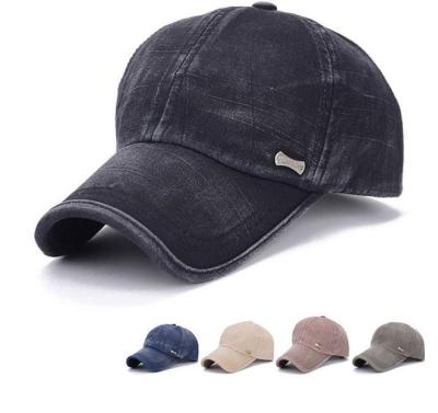New Korean washed baseball cap men's copper cotton sunshade outdoor spring hat manufacturers