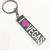 Las Vegas key chain pendant rectangular rotating gift souvenir manufacturers to design
