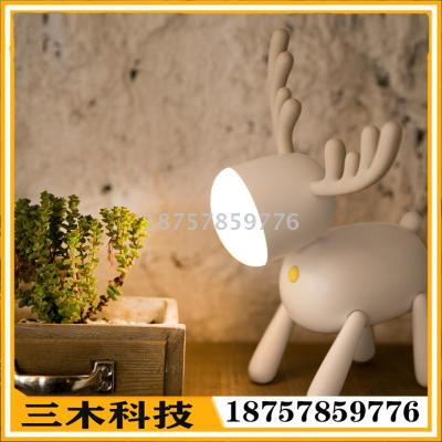 Elk lamp usb night light reading bedside lamp