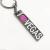Las Vegas key chain pendant rectangular rotating gift souvenir manufacturers to design