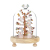 Glass Case Natural Stone Crushed Stone Money Tree