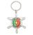Portuguese flag rooster tram key chain pendant tourist souvenir rudder Lisbon swivel turn key chain