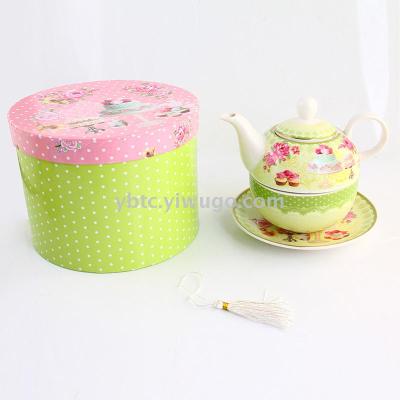 Ceramic Cup Dish Pot Teapot Sets One-Person Pot Coffee Pot Tea Set Integrated Daily Necessities Craft Gift Business