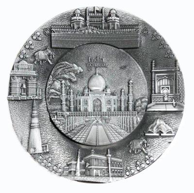 Indian Taiji Mausoleum Plate Ornaments Pendant Ashtray Church Tourist Souvenir Ornamental Crafts
