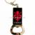 Italy Florence key chain bottle open hanging gift hundred flowers cathedral sticker glue drop glue gift