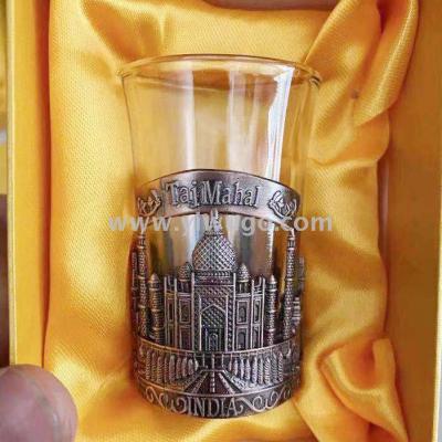 India taj mahal plate hanging ashtray church tourist souvenirs viewing crafts