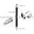 Slingifts 6 in 1 Tech Tool Ballpoint Pen with Ruler Levelgauge Ballpoint Pen Touchscreen Stylus 2 Screw Driver