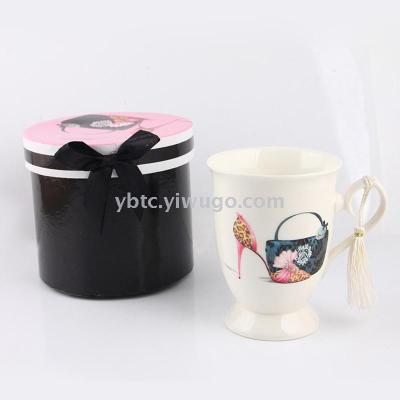 Ceramic Cup Mug Water Cup Coffee Cup Tea Cup Daily Household Craft Advertising Cup Gift Creative Personality Simplicity