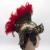 Retro medieval European Roman knight god of war hat helmet feather hat Halloween party supplies