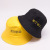 Male and female lovers double-sided drama text fisherman hat spring summer students lovely shade basin hat small fresh hat