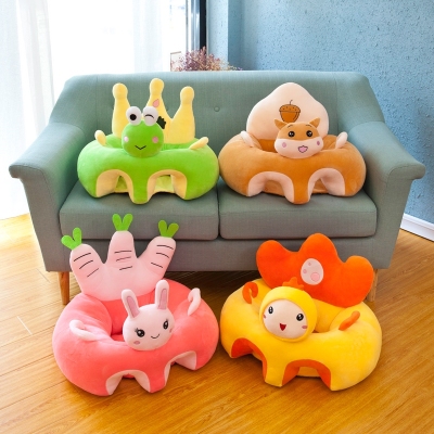 Cartoon learning baby seat infant safety seat baby plush toys, small sofa wholesale baby swing bed